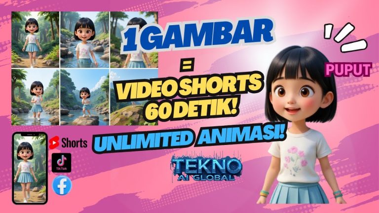 Panduan Praktis Membuat Video Shorts 60 Detik dari Satu Gambar dengan AI (2025)