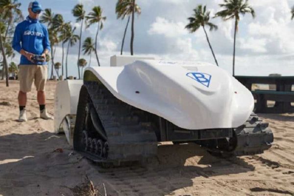 Robot Survei Otonom untuk Deteksi Mikroplastik di Permukaan Pantai